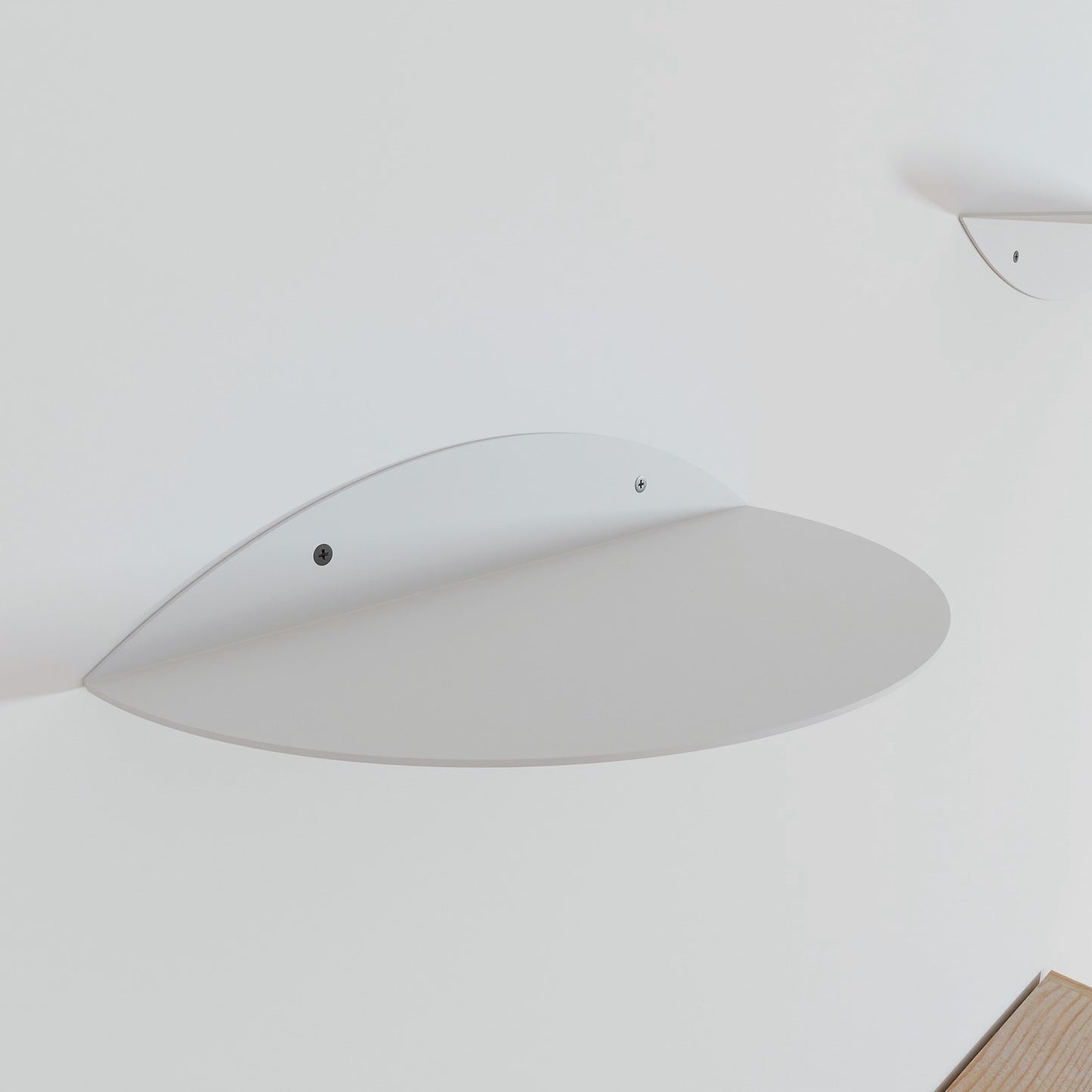 ADARA Wall-Mounted Half Circle Floating Shelf