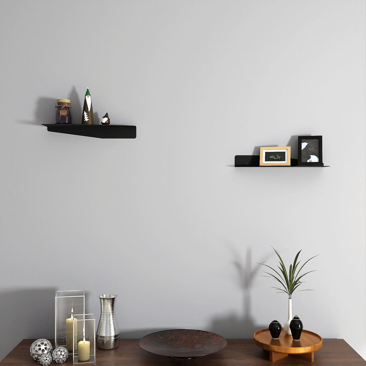 VALORA Modern Floating Metal Shelf by DnzHomeDesign