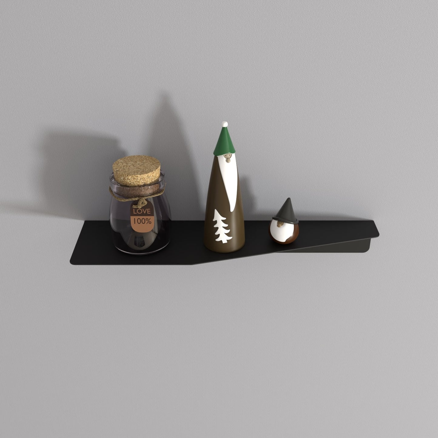 VALORA Modern Floating Metal Shelf by DnzHomeDesign