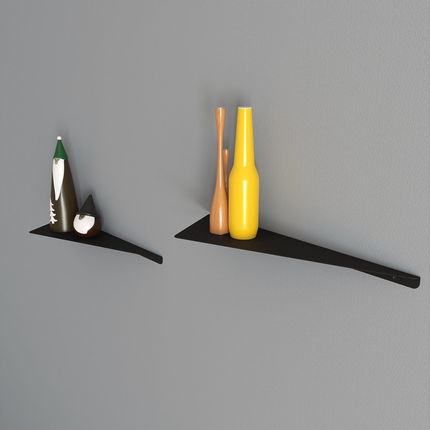 VIREO Modern Floating Metal Shelf by DnzHomeDesign