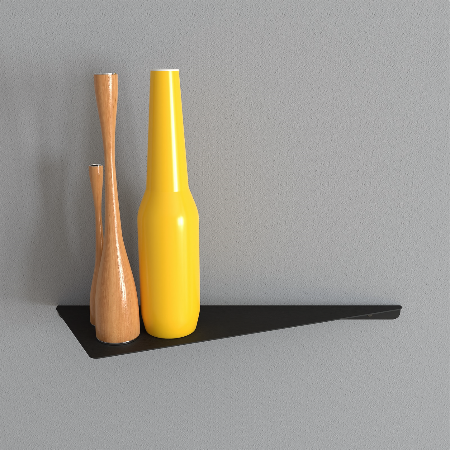 VIREO Modern Floating Metal Shelf by DnzHomeDesign
