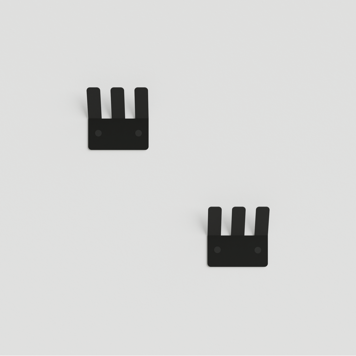 TRIVEXA 3 Hook Wall Rack: Minimalist Wall Hook | DnzHomeDesign