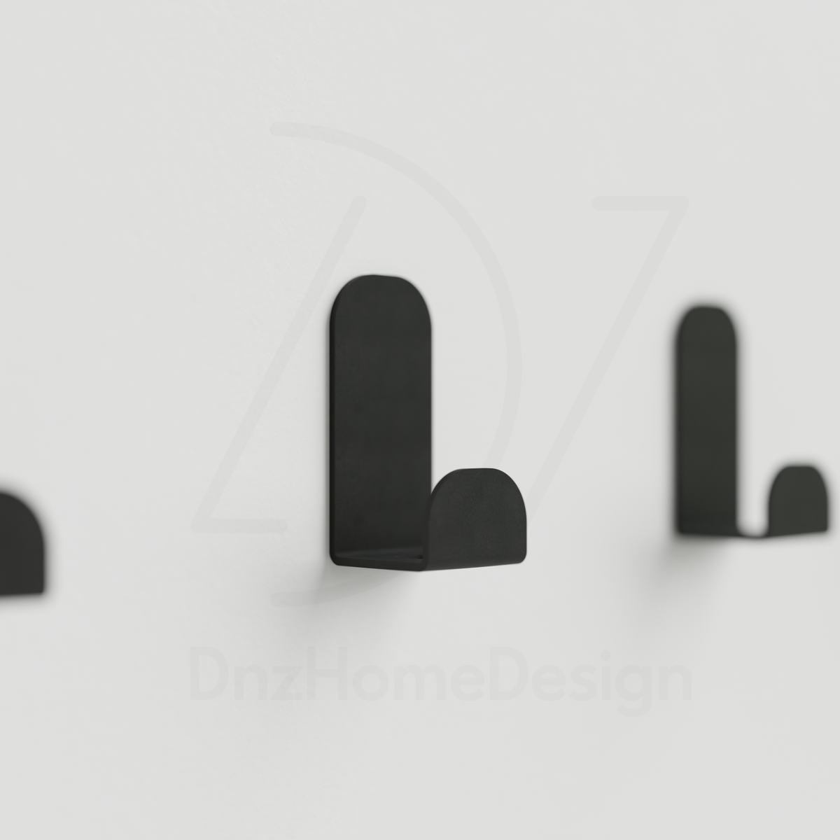 Adhesive Wall Hooks - PINO Wall Hooks Set of 4 | DnzHomeDesign
