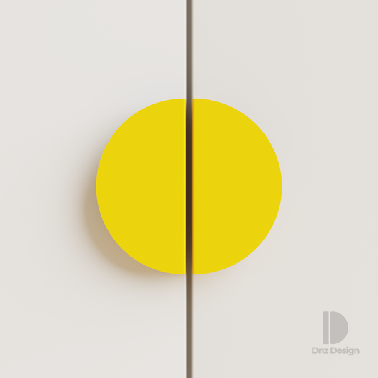 HALO Half-Moon Cabinet Handle - Minimalist Metal Drawer Pull