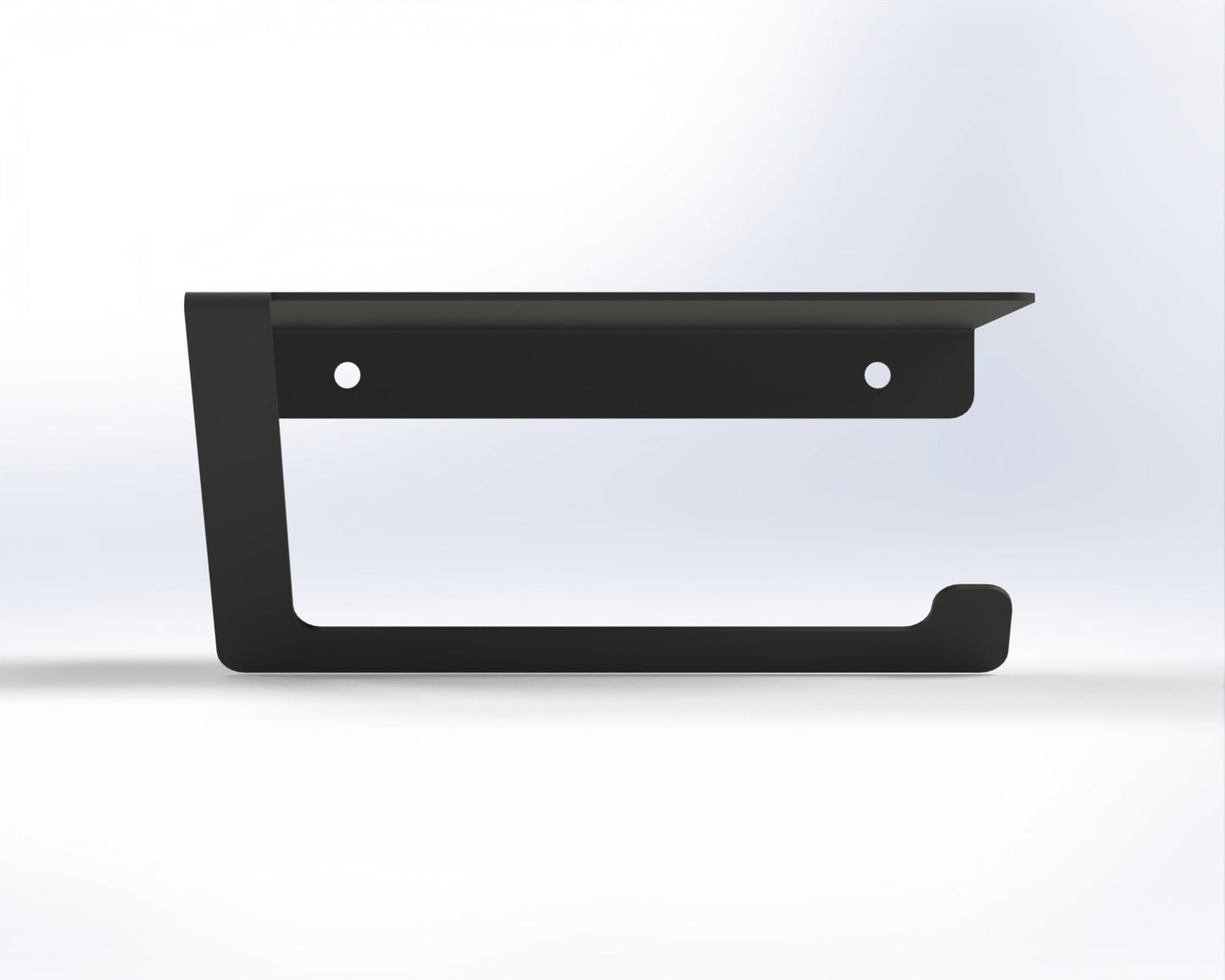 Modern Farmhouse Black Toilet Paper Holder, Minimalist Toilet Paper Holder for Bathroom, Bathroom Accessories