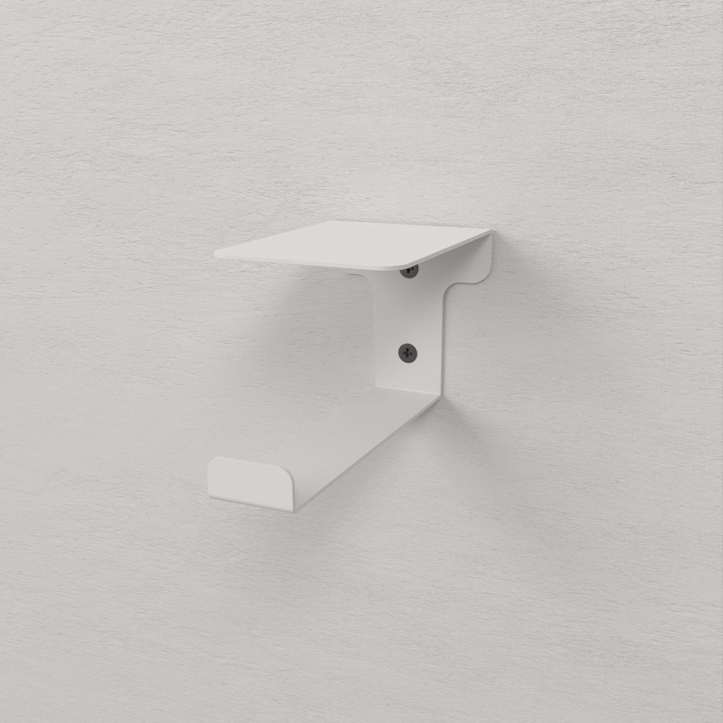 Minimalist Toilet Paper Holder, Modern Bathroom Organizer, Toilet Paper Holder with Shelf, Bathroom Shelf