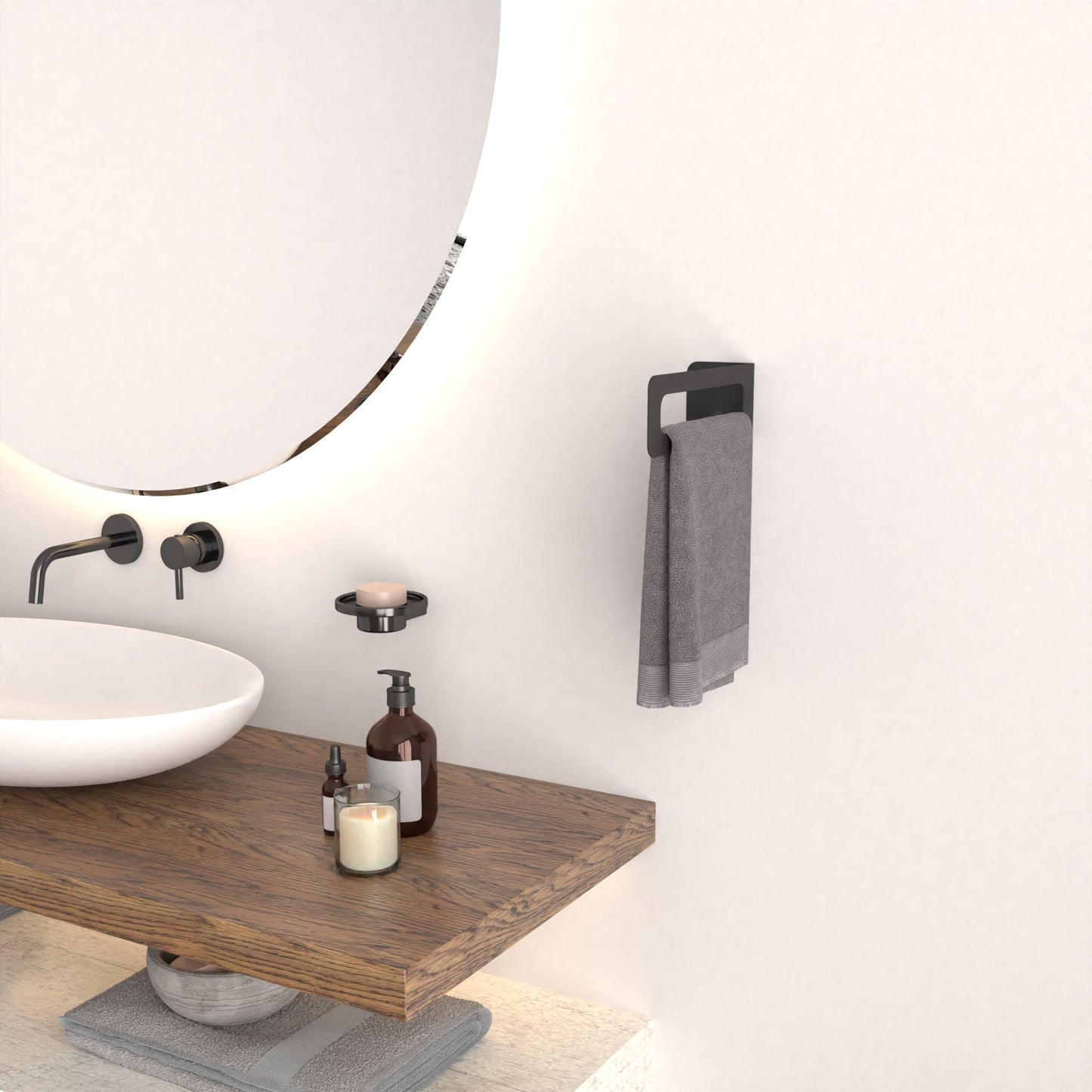 Minimalist Towel Holder, Bathroom Towel Rack, Bathroom Organizer, Bathroom Accessories, Bathroom Decor, Towel Hooks