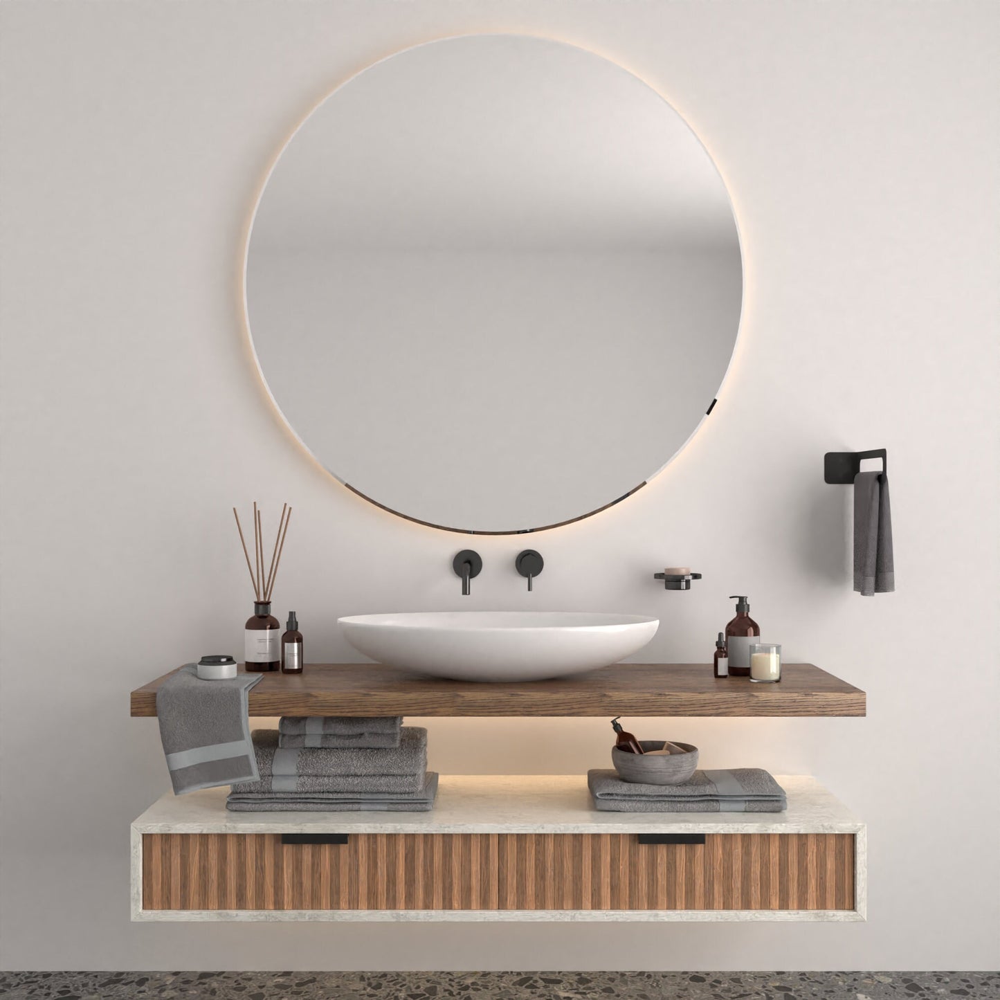 Minimalist Towel Holder, Bathroom Towel Rack, Bathroom Organizer, Bathroom Accessories, Bathroom Decor, Towel Hooks