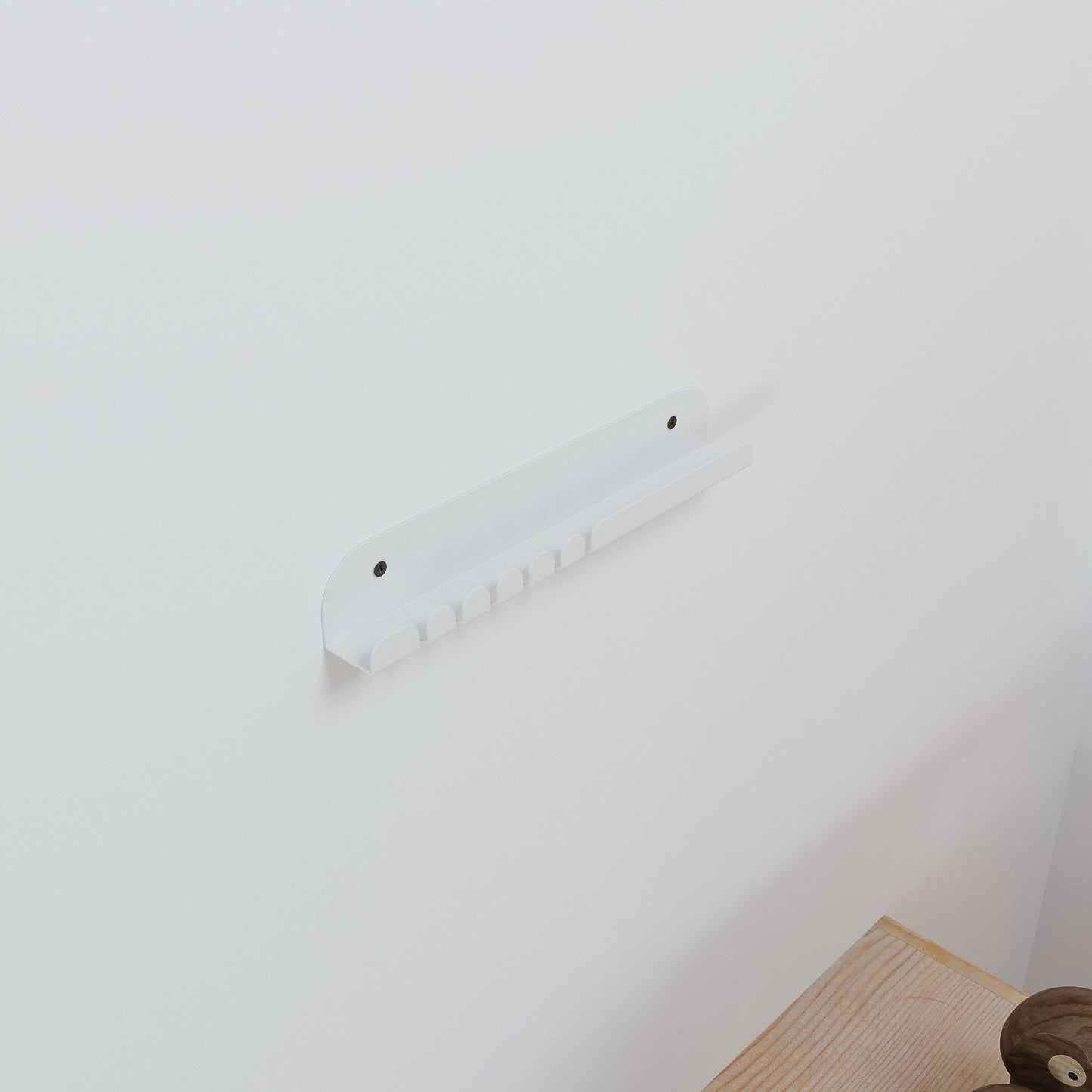 Modern Entryway Shelf with Key Hooks, wall mounted key hanger, entryway organizer