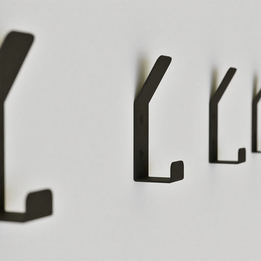 Modern Metal Wall Hooks, Farmhouse Coat Rack, Minimalist Towel Hooks, Entryway Organizer, Farmhouse Wall Decor