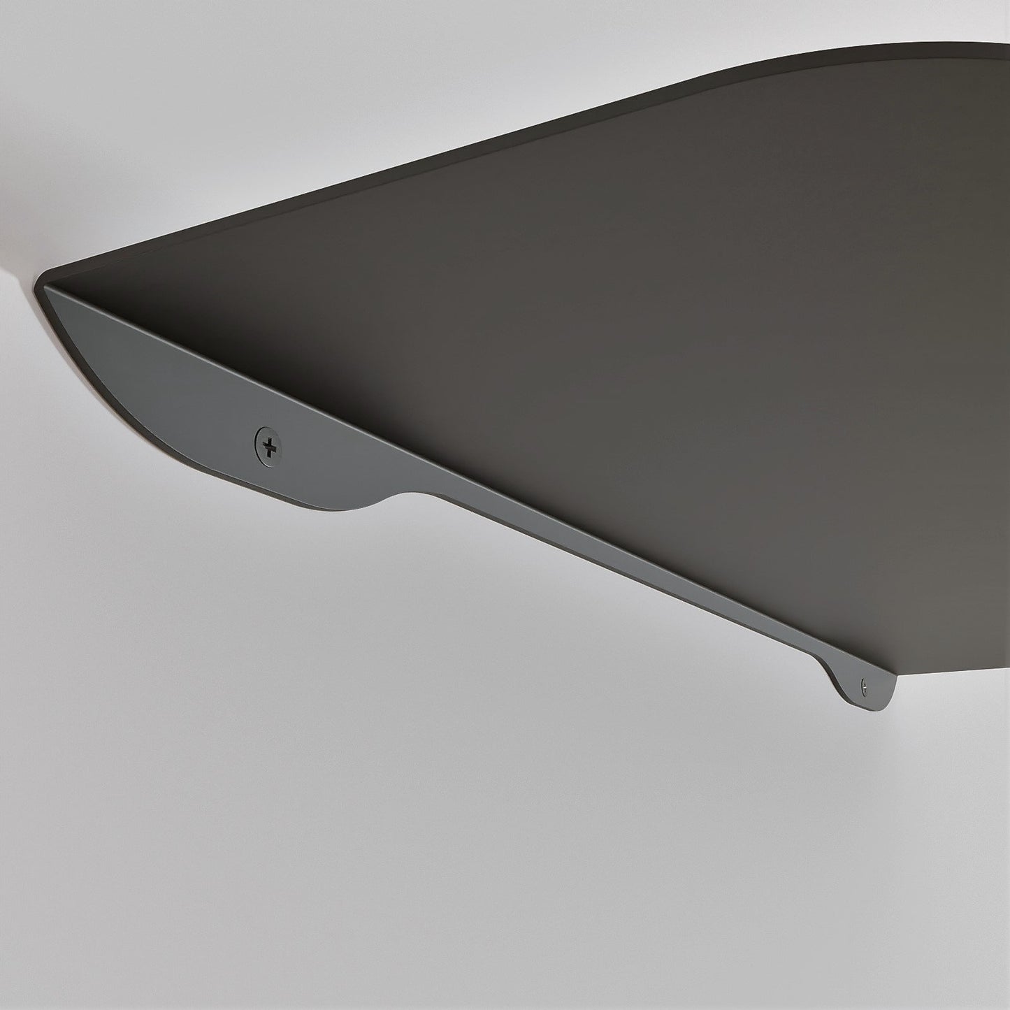 Minimalist Floating Shelf, Modern Display Shelf, Metal Black Bookshelf, White Wall Shelf, Plant Shelf