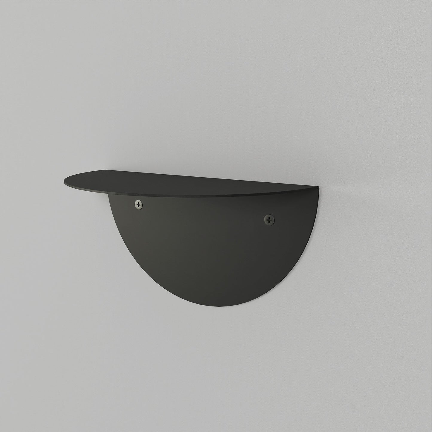 Minimalist Half Circle Shelf, Half Round Shelf, Floating Shelf, Display Shelf, Plant Shelf, Small Wall Shelf, Semi-Circle Shelf