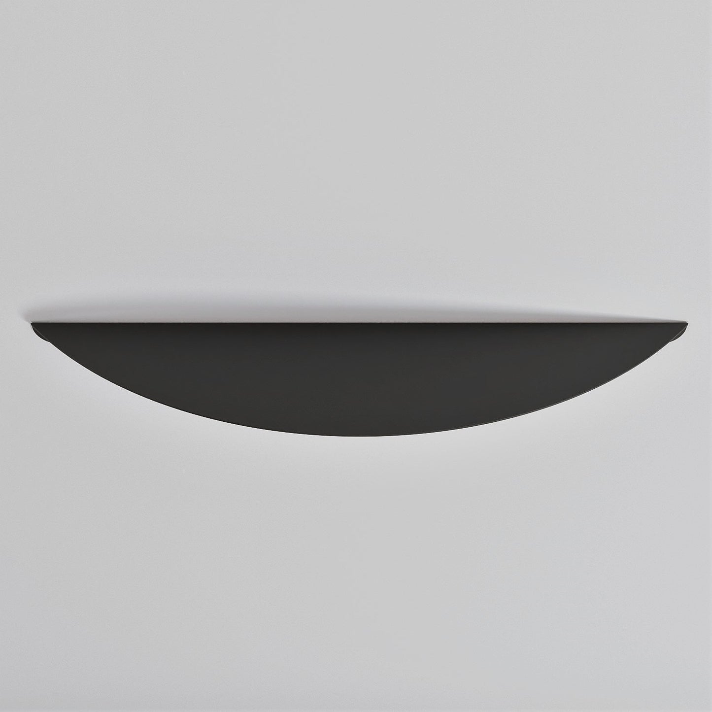 Minimalist Floating Shelf, Circular Display Shelf, Metal Wall Shelf, Modern Bookshelf, Rounded Shelf, Plant Shelf