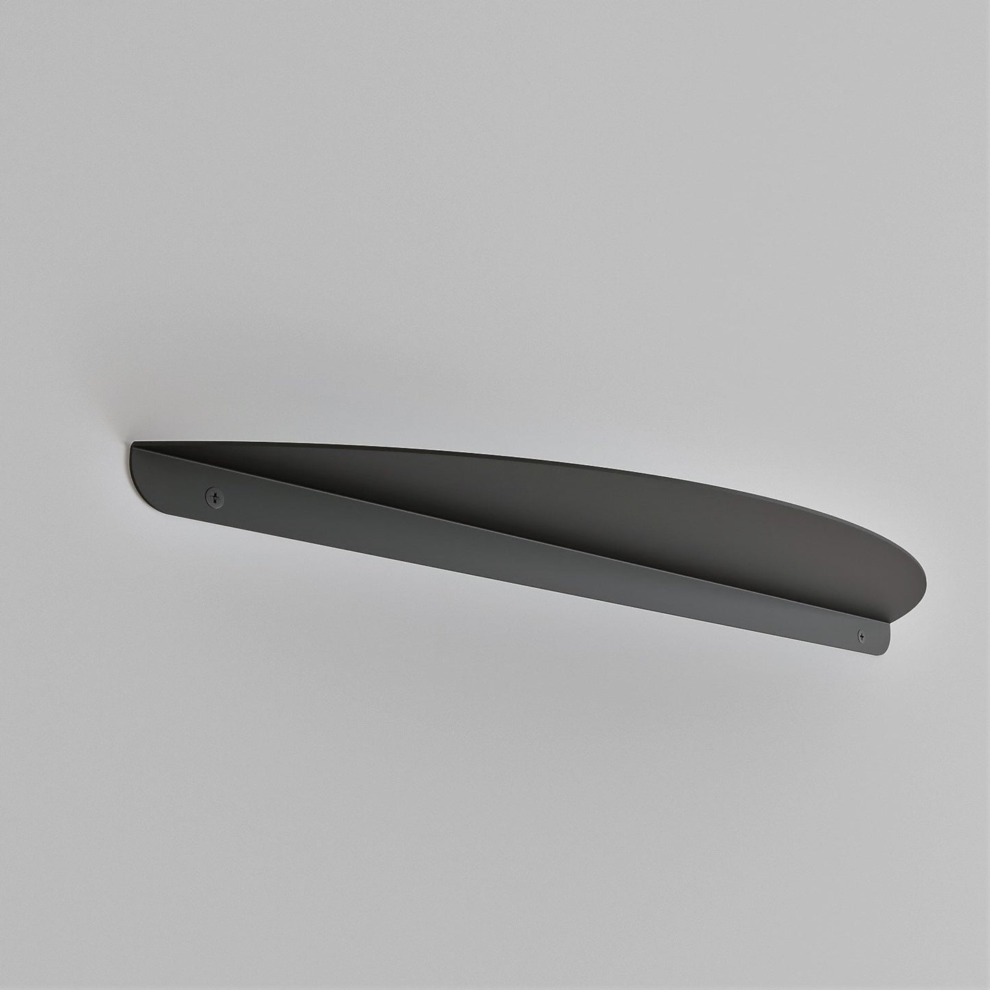 Minimalist Floating Shelf, Circular Display Shelf, Metal Wall Shelf, Modern Bookshelf, Rounded Shelf, Plant Shelf