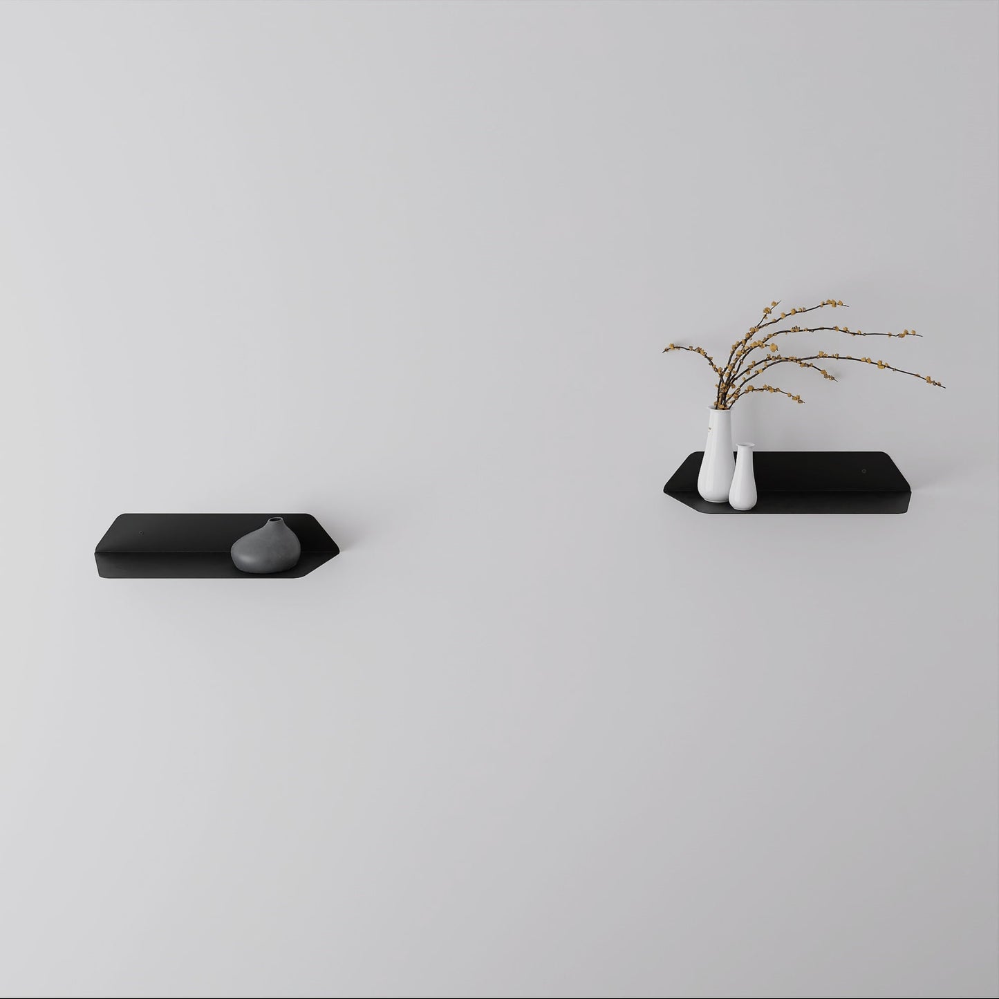 Minimalist Floating Wall Shelf, Modern Metal Shelf, Wall Mounted Plant Shelf, Minimalist Bookshelf