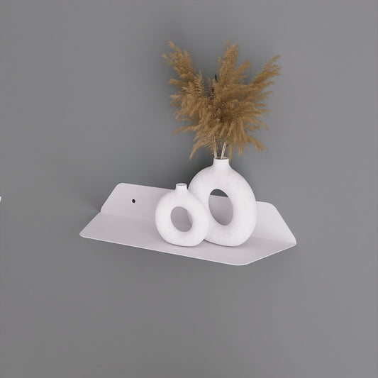 Minimalist Floating Wall Shelf, Modern Metal Shelf, Wall Mounted Plant Shelf, Minimalist Bookshelf