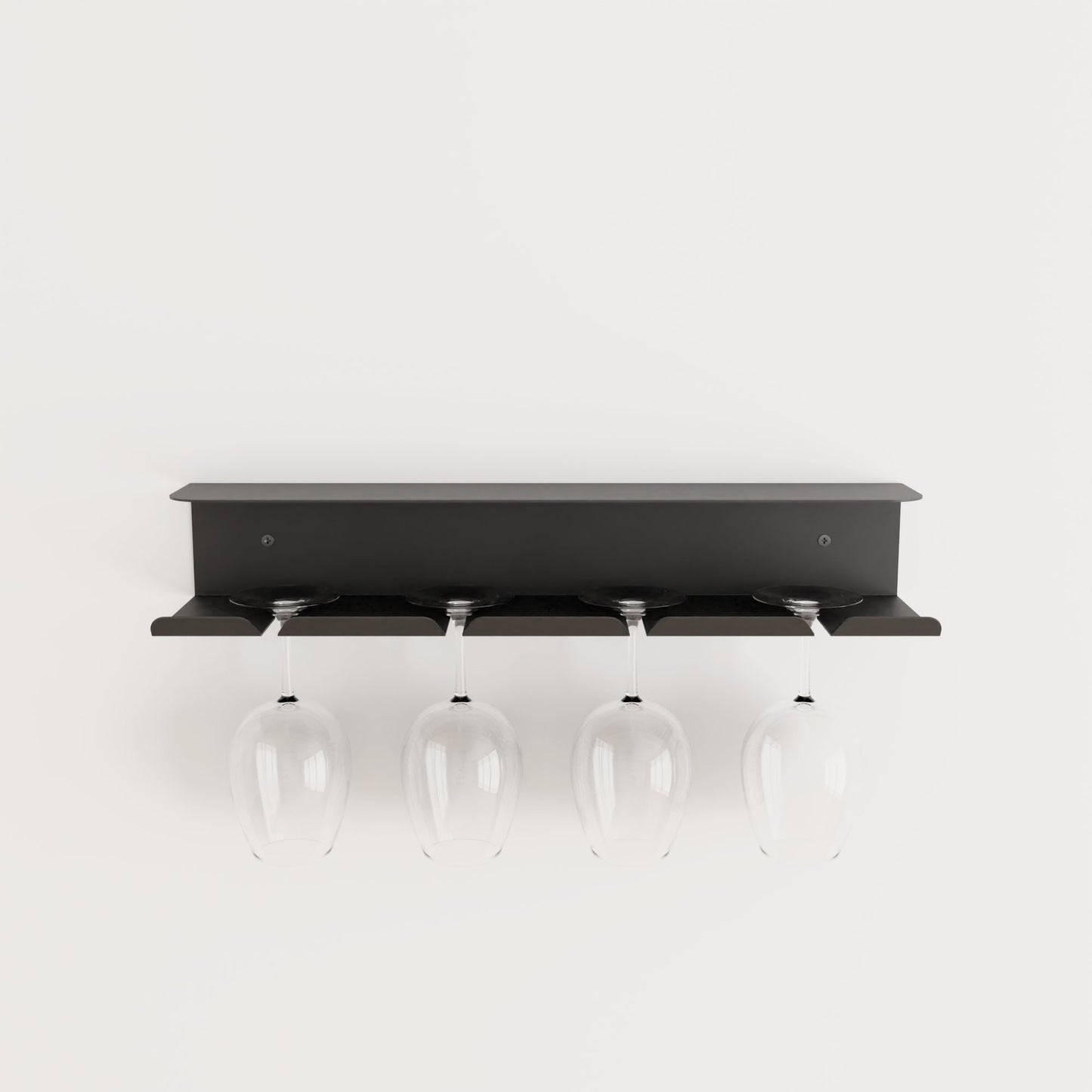 metal black wine glasses rack