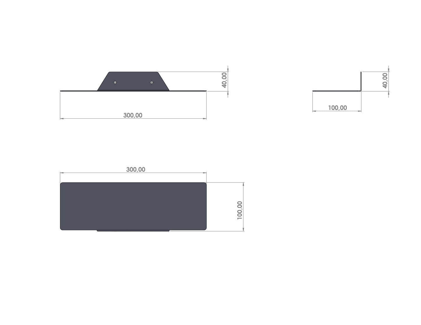 White Floating Shelf, Display Shelf, Minimalist Wall Plant Shelf, Modern Bookshelf, Shelf Decor