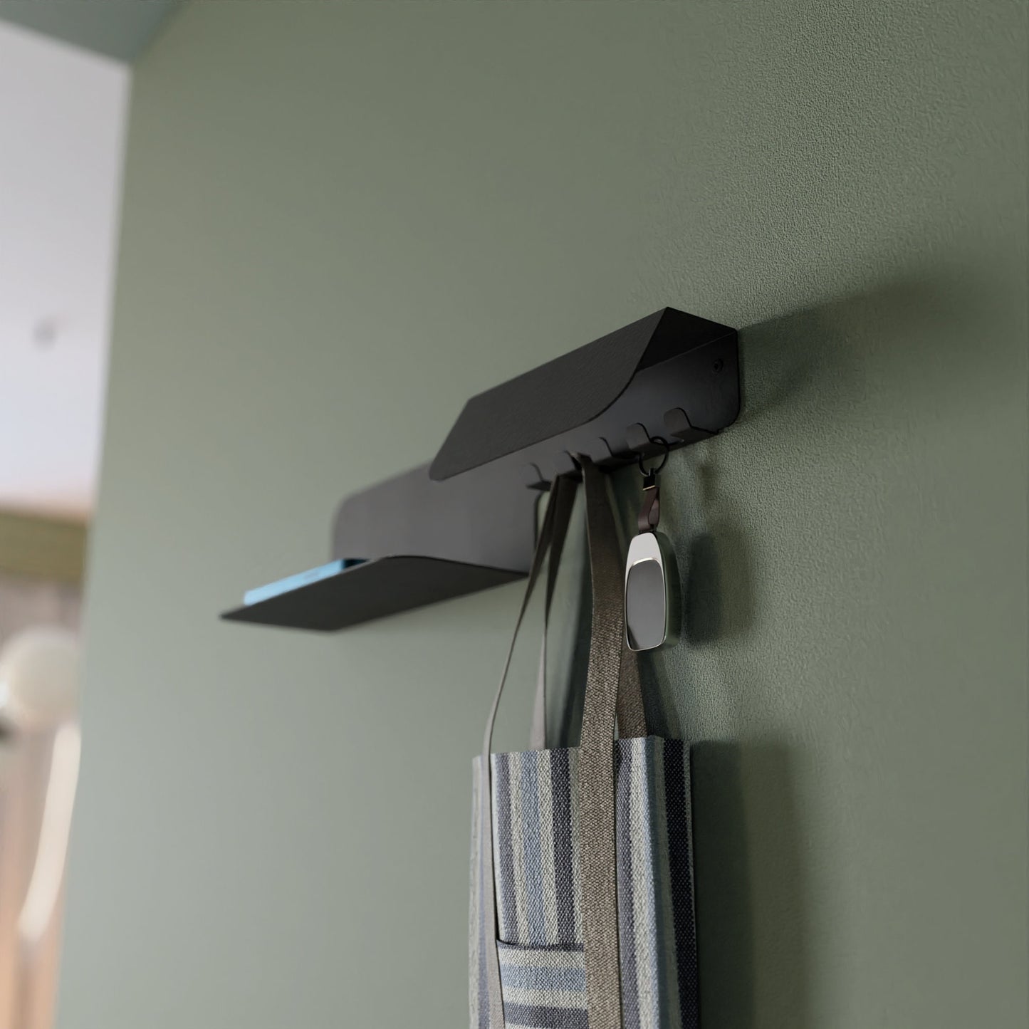 Sleek metal design perfect for keys, bags, and small items. Adds a touch of elegance to entryways, living rooms, or offices. Practical and stylish storage solution. Ideal for organizing and decluttering spaces.