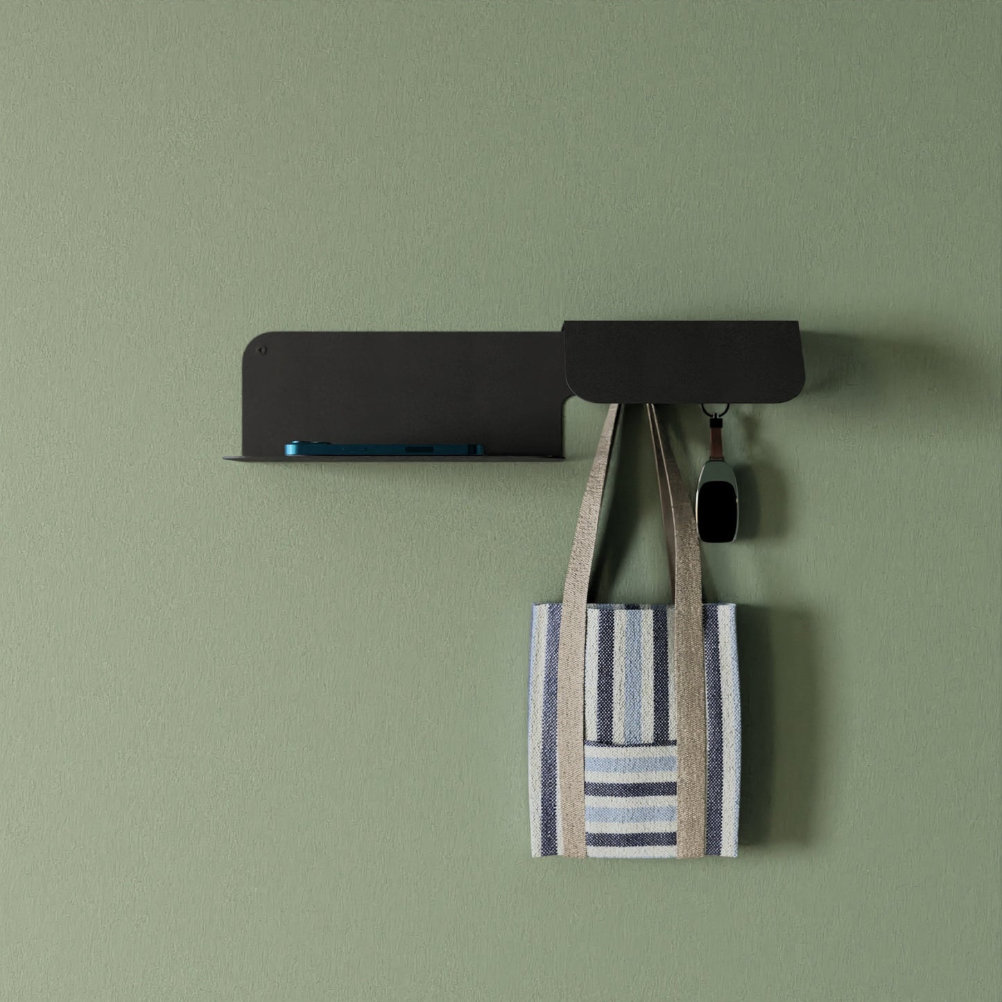 Sleek metal design perfect for keys, bags, and small items. Adds a touch of elegance to entryways, living rooms, or offices. Practical and stylish storage solution. Ideal for organizing and decluttering spaces.