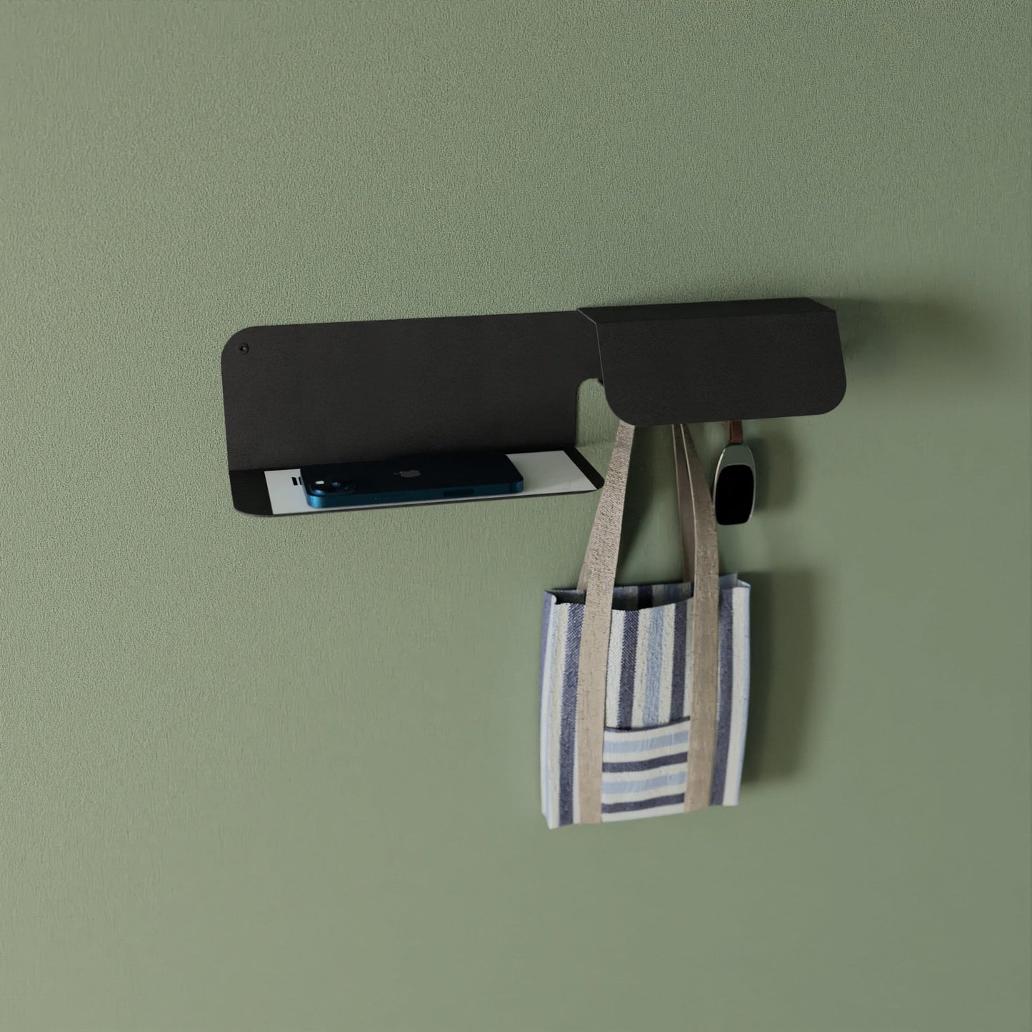 Sleek metal design perfect for keys, bags, and small items. Adds a touch of elegance to entryways, living rooms, or offices. Practical and stylish storage solution. Ideal for organizing and decluttering spaces.