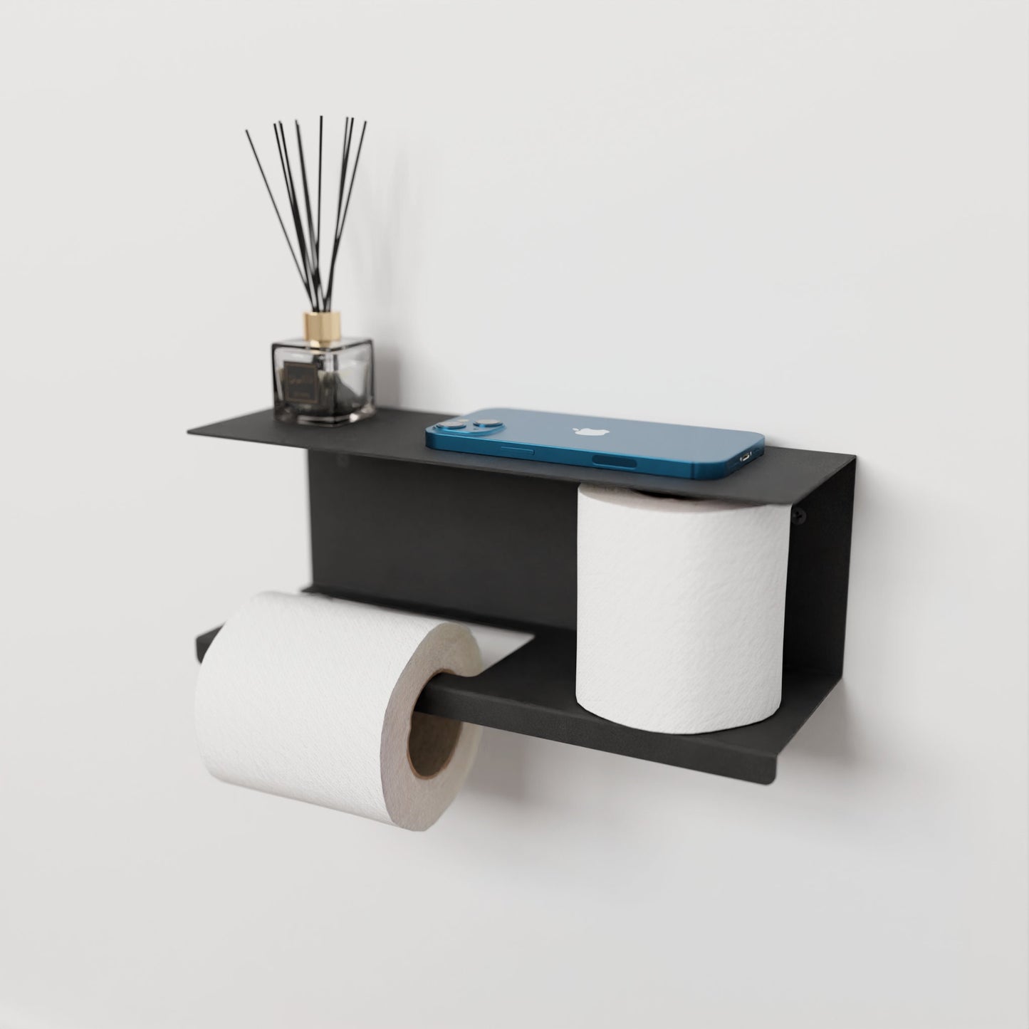 Modern Toilet Paper Shelf, Minimalist Bathroom Organizer, Paper Holder, Metal Toilet Paper Storage Shelf