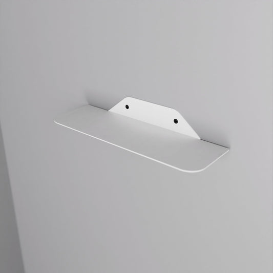 minimalist metal floating shelf