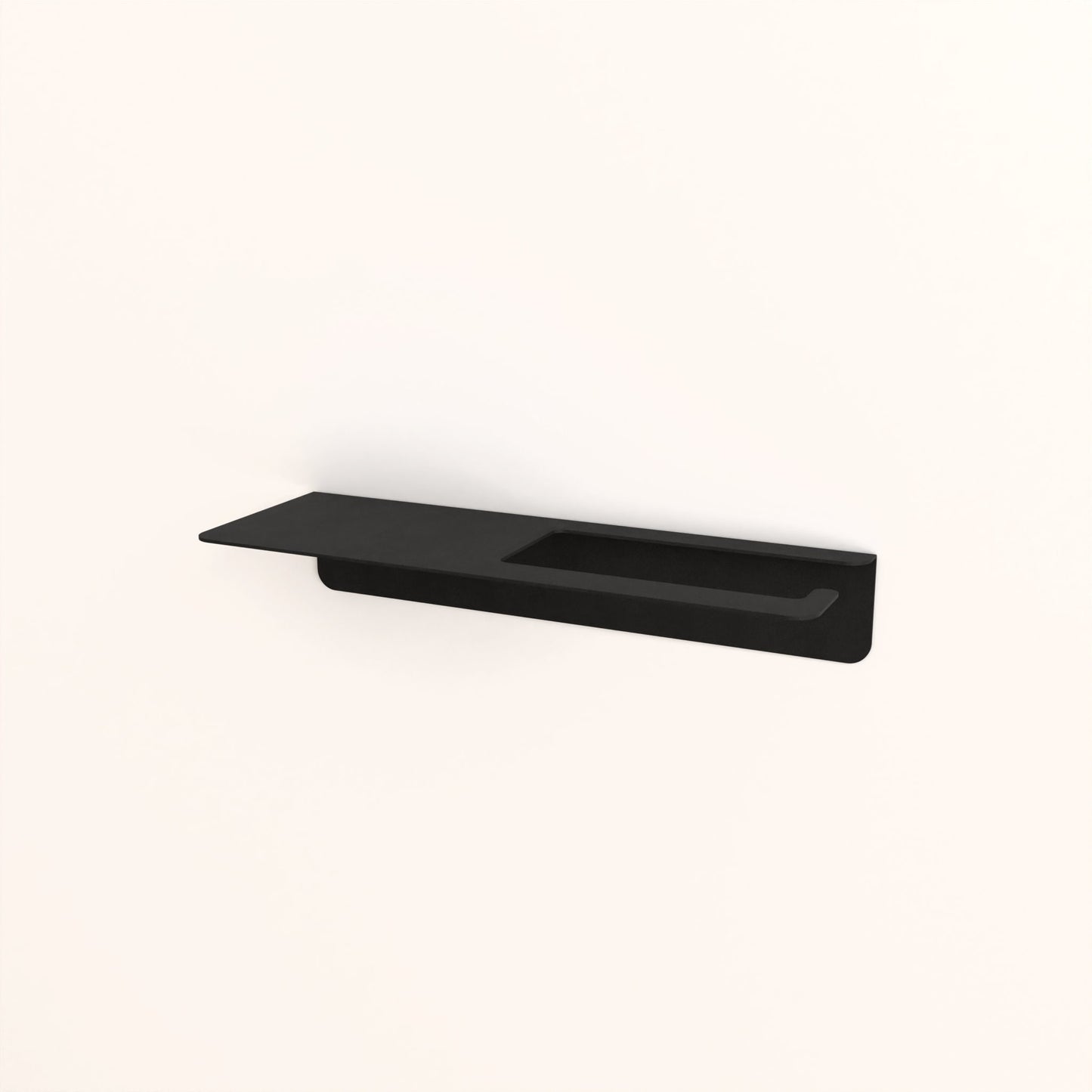 Modern Toilet Paper Holder with Shelf, Minimalist Roll Paper Holder, Metal Bathroom Accessory, Modern Bathroom Shelf, Bathroom Organizer