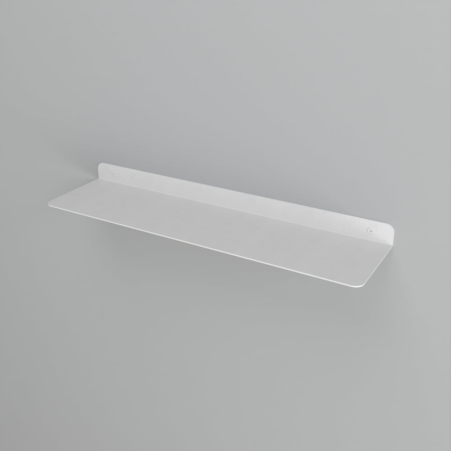 Minimalist White Floating Shelf, Mordern Display Shelf, Metal Plant Shelf, Kitchen Organizer, Bathroom Organizer, Bedside Shelf