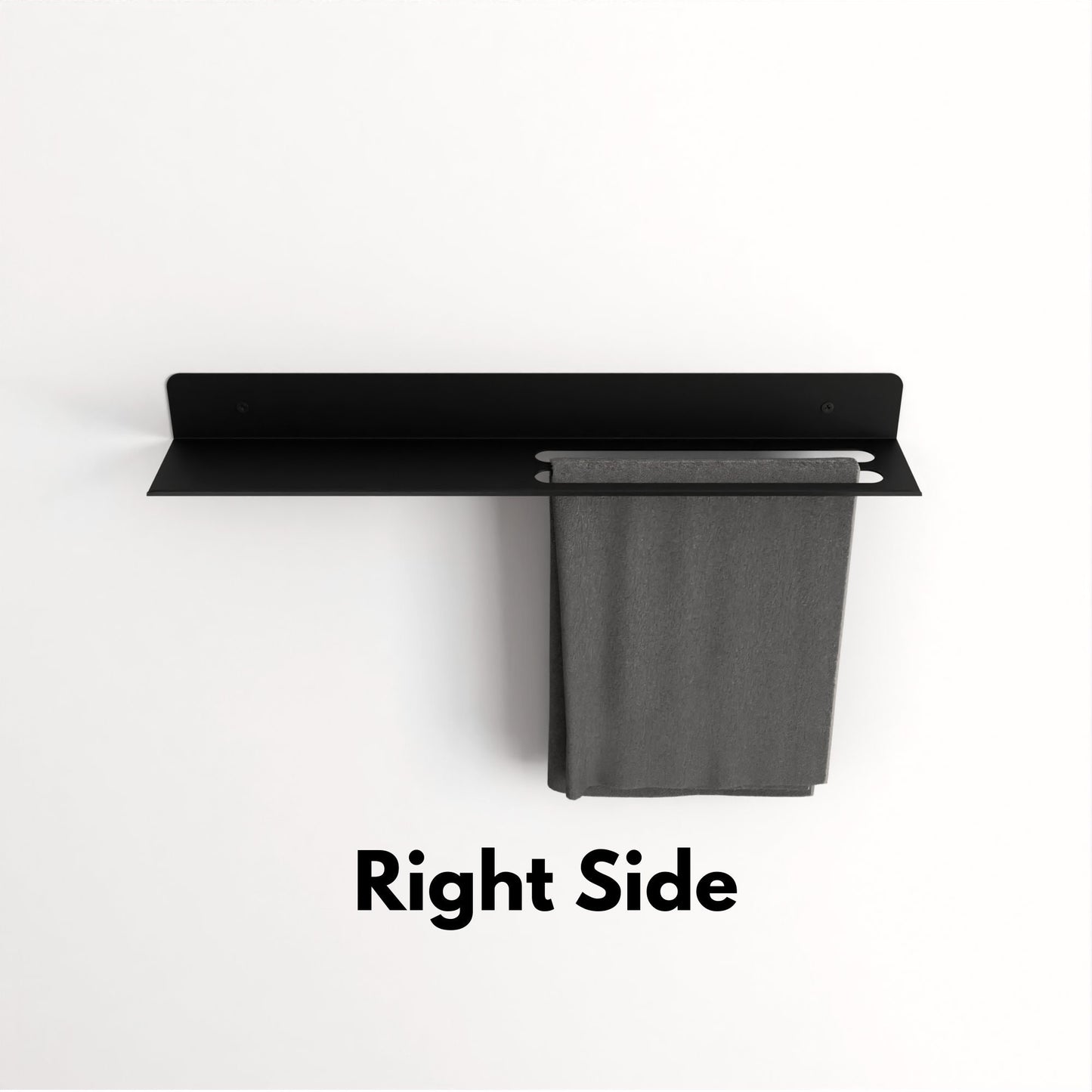 Minimalist Towel Rack with Shelf, Kitchen Shelf, Bathroom Organizer, Hand Towel Holder, Kitchen Storage, Towel Bar, Bathroom Accessories
