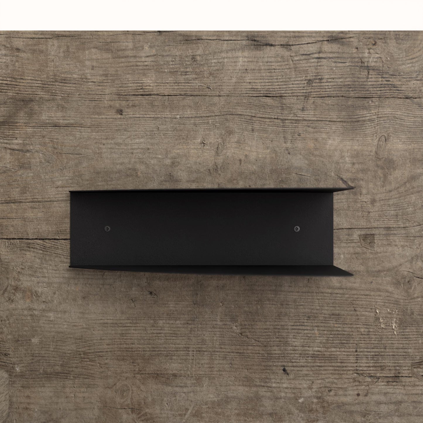 Minimalist Floating Dual Orientation Corner Shelf, Modern Floating Storage Rack, Metal Bedside Nightstand Shelf