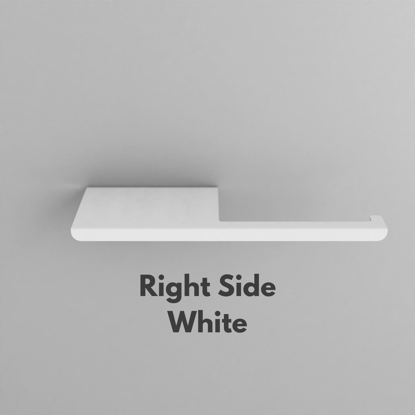 Minimalist Wall-Mounted Toilet Paper Holder with Shelf, Moder Metal Toilet Roll Holder, Minimalist Bathroom Accessories