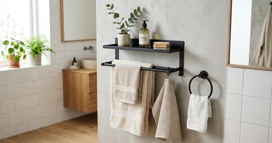 Metal Towel Rack Ideas: How To Style Your Bathroom With Wall-Mounted Towel Holders And Shelves