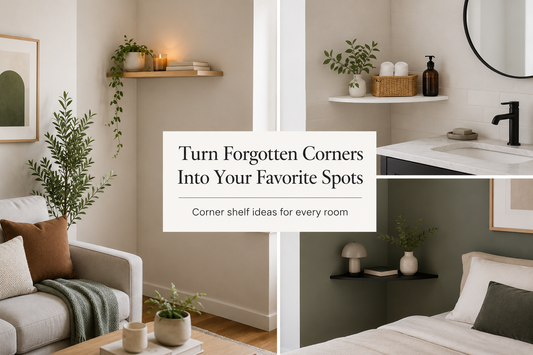 Corner Shelf Ideas: How To Style Dead Corner Space With Minimalist Metal Shelves