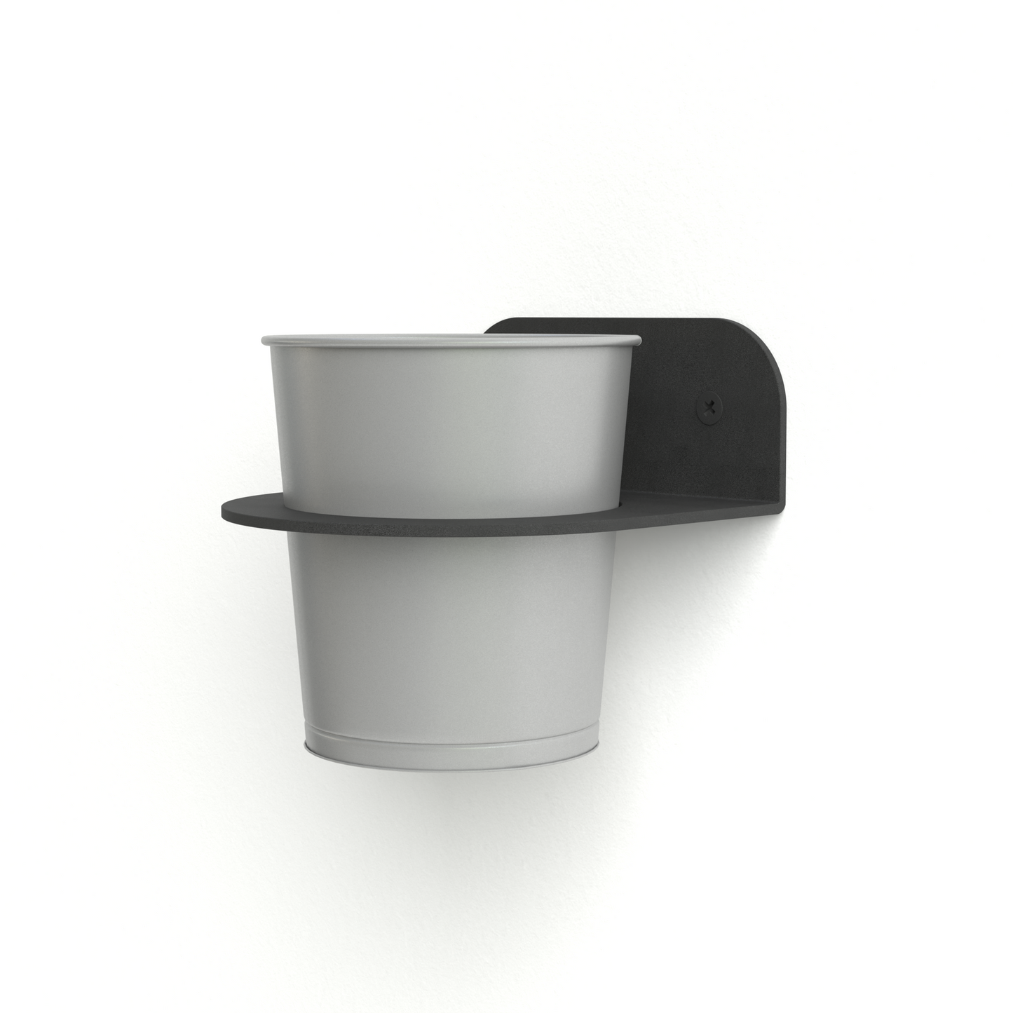 FOLIA Wall Plant Shelf - Floating Half-Moon Planter Holder