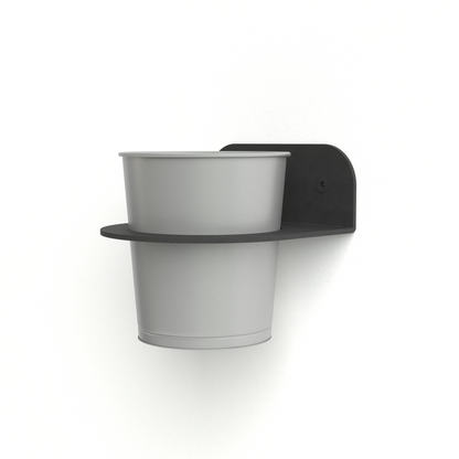 FOLIA Wall Plant Shelf - Floating Half-Moon Planter Holder