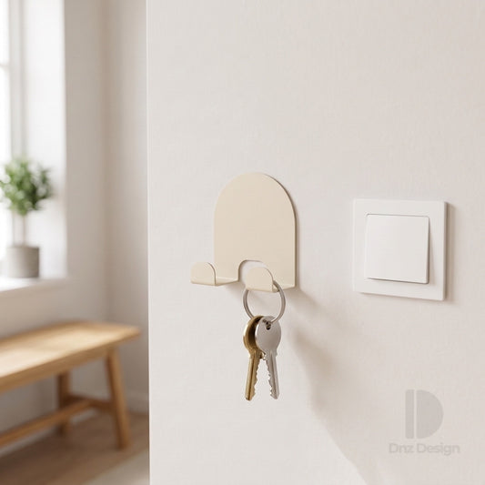 ARKO No-Drill Wall Hook - Adhesive Key Holder & Towel Hook Set
