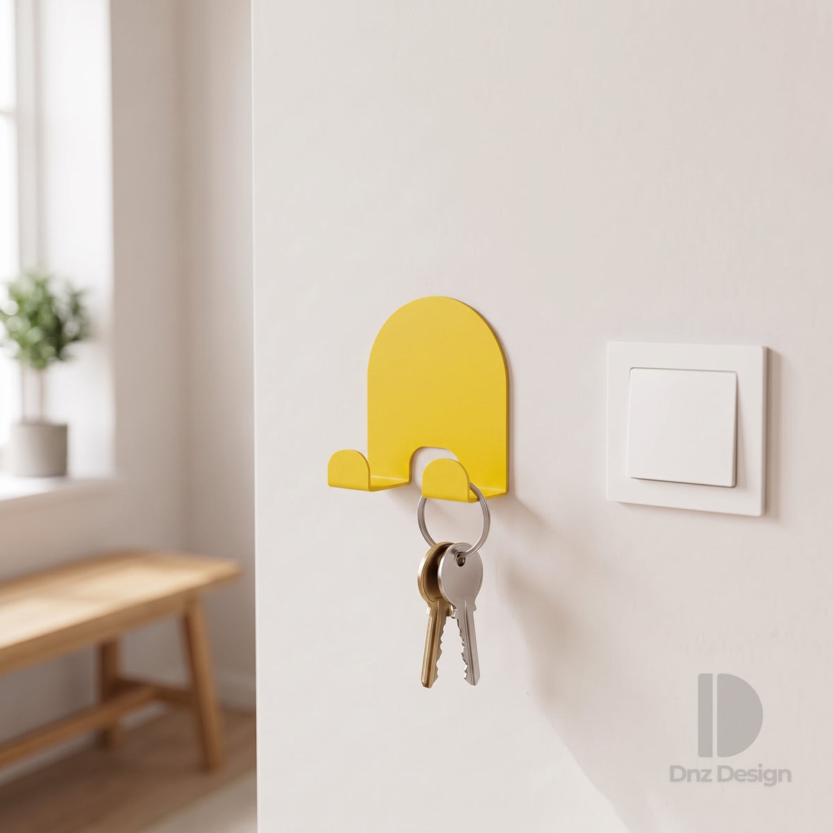 ARKO No-Drill Wall Hook - Adhesive Key Holder & Towel Hook Set