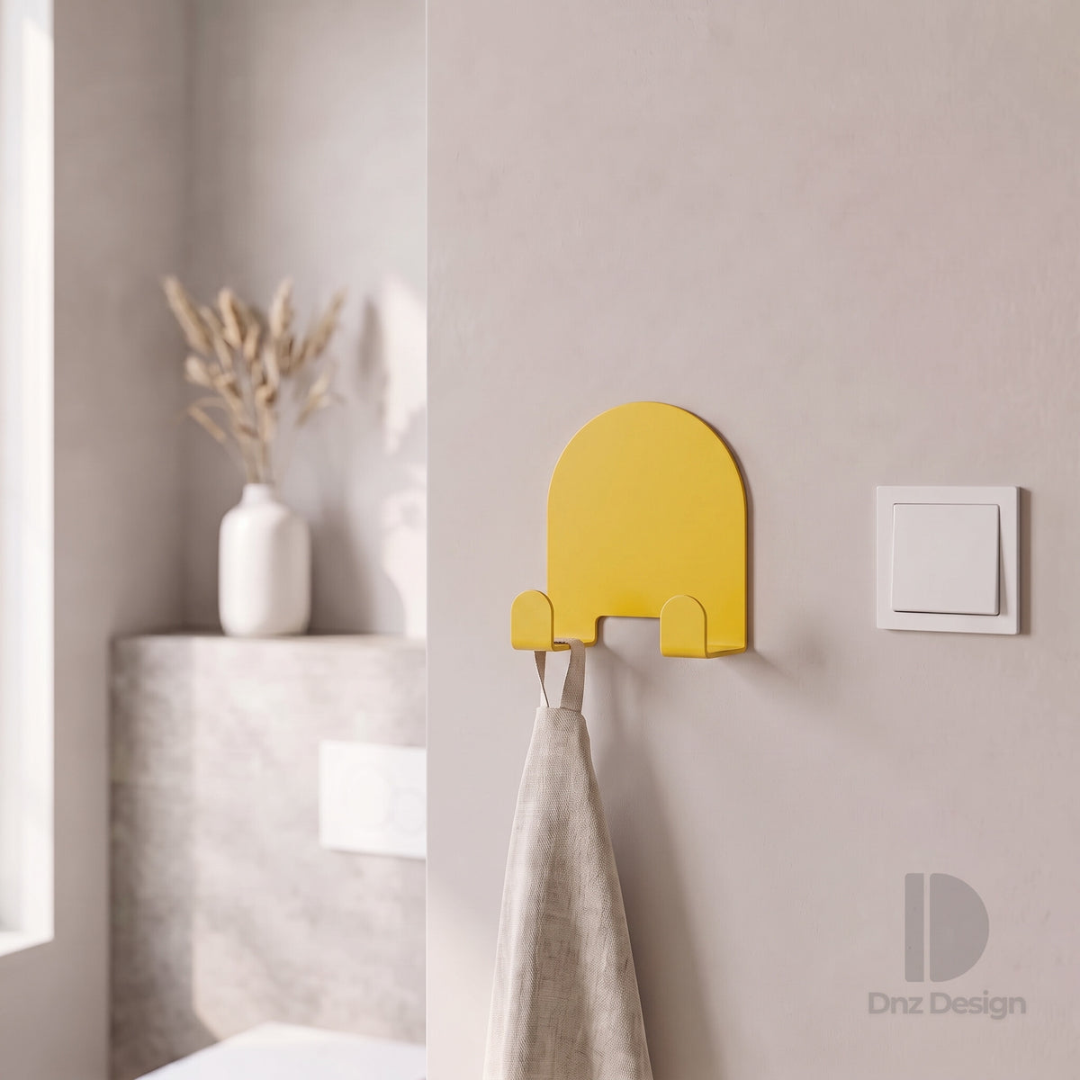ARKO No-Drill Wall Hook - Adhesive Key Holder & Towel Hook Set