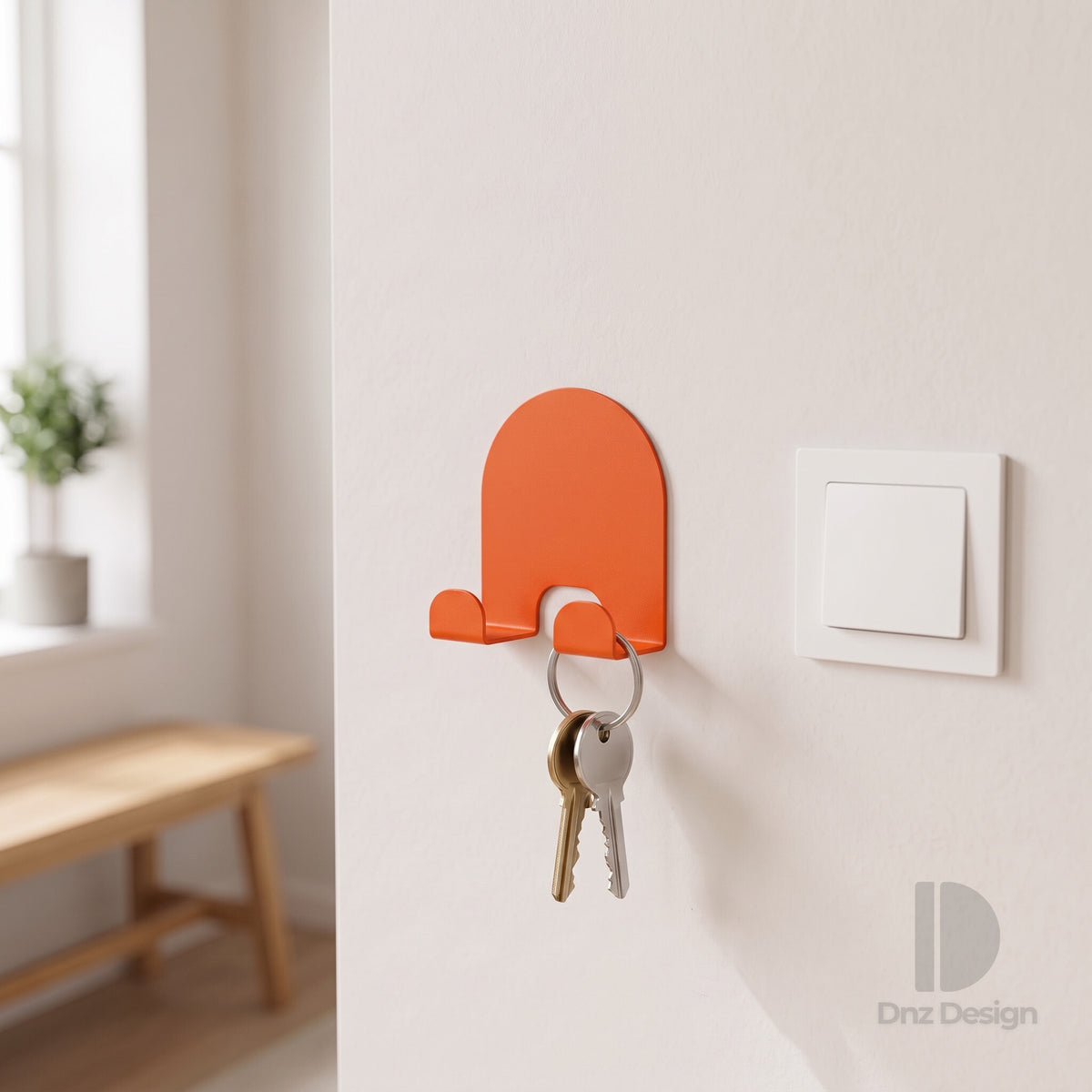 ARKO No-Drill Wall Hook - Adhesive Key Holder & Towel Hook Set
