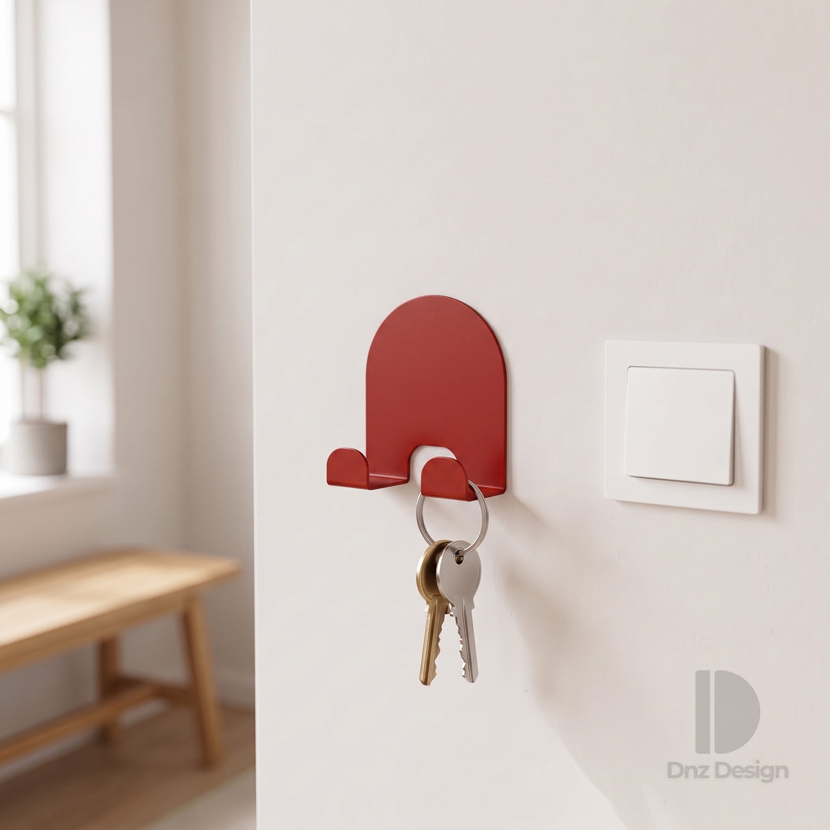 ARKO No-Drill Wall Hook - Adhesive Key Holder & Towel Hook Set