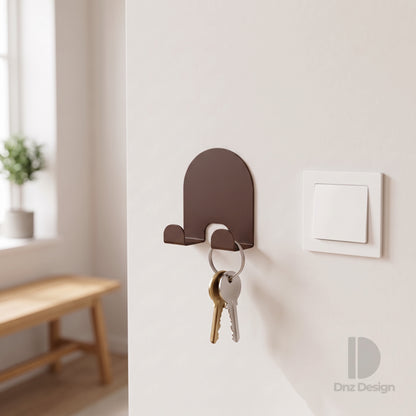 ARKO No-Drill Wall Hook - Adhesive Key Holder & Towel Hook Set