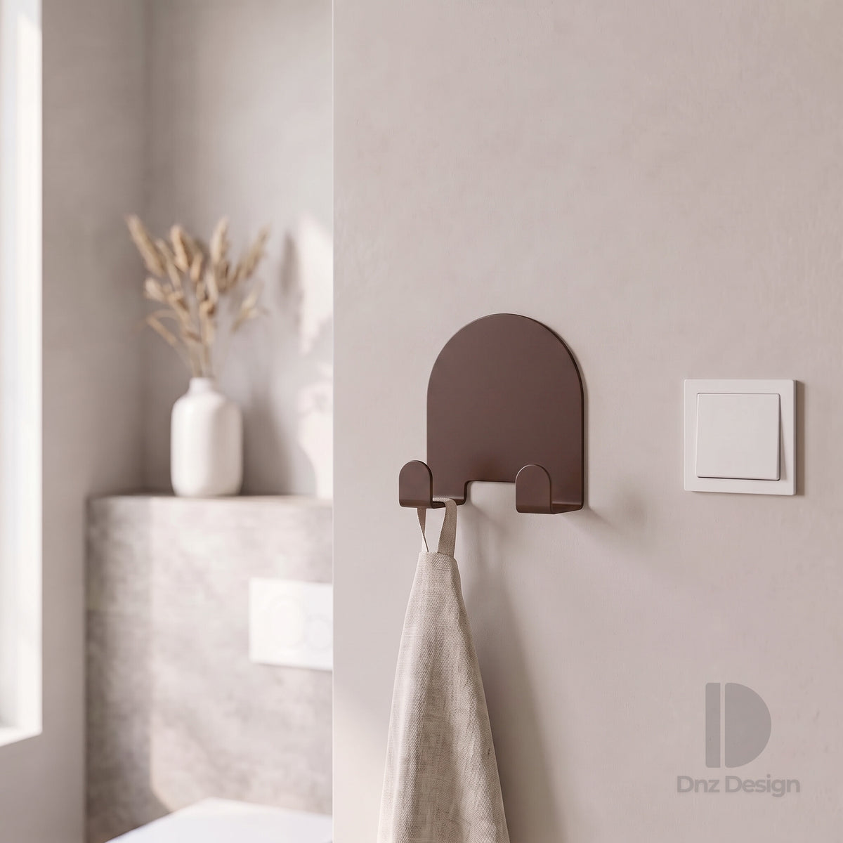 ARKO No-Drill Wall Hook - Adhesive Key Holder & Towel Hook Set