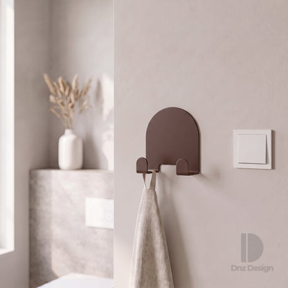 ARKO No-Drill Wall Hook - Adhesive Key Holder & Towel Hook Set