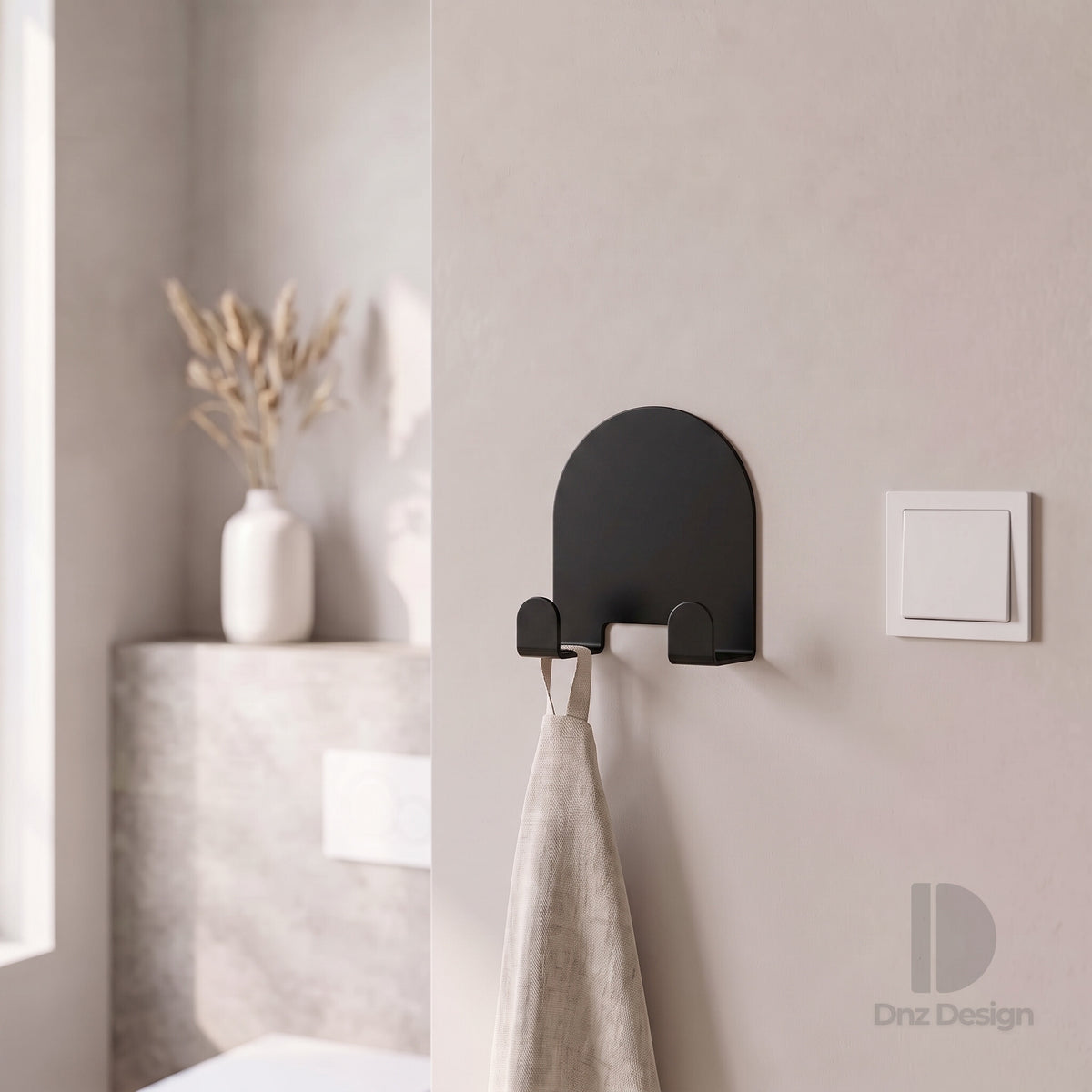ARKO No-Drill Wall Hook - Adhesive Key Holder & Towel Hook Set