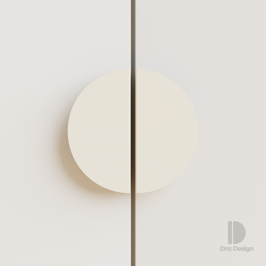 HALO Half-Moon Cabinet Handle - Minimalist Metal Drawer Pull