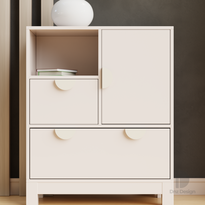 HALO Half-Moon Cabinet Handle - Minimalist Metal Drawer Pull