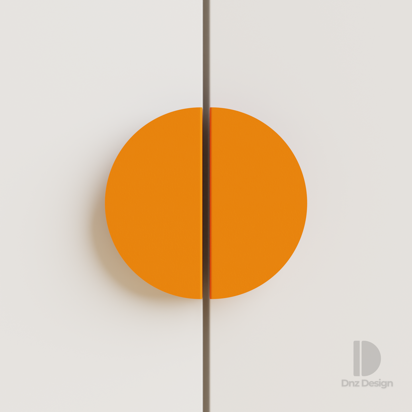 HALO Half-Moon Cabinet Handle - Minimalist Metal Drawer Pull