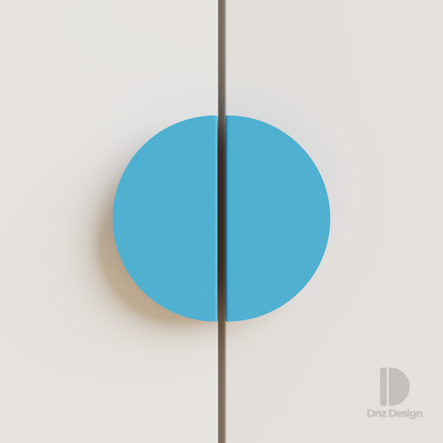 HALO Half-Moon Cabinet Handle - Minimalist Metal Drawer Pull