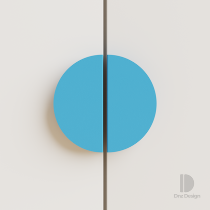 HALO Half-Moon Cabinet Handle - Minimalist Metal Drawer Pull